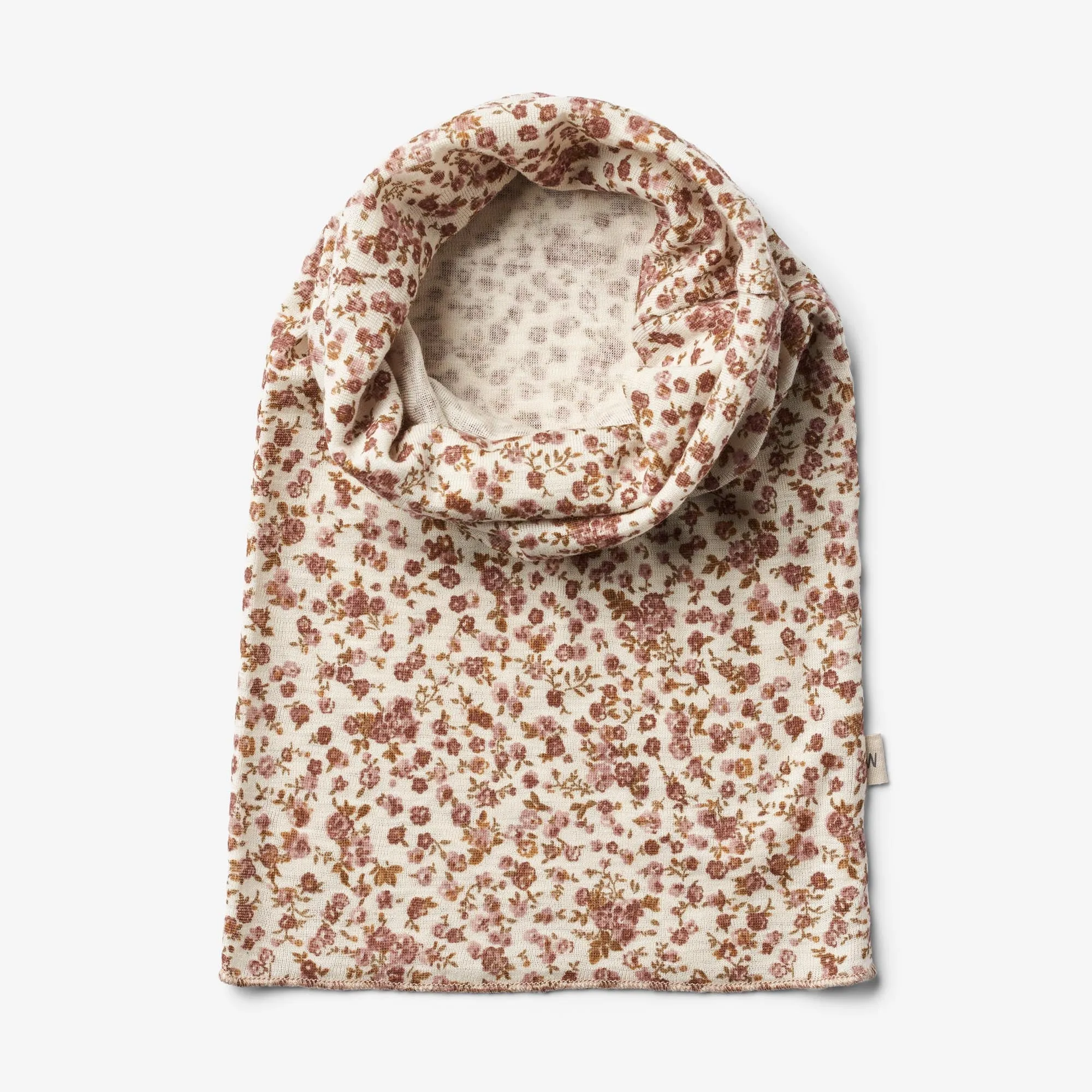 2 Wool Neckwarmer Arta - rose flowers