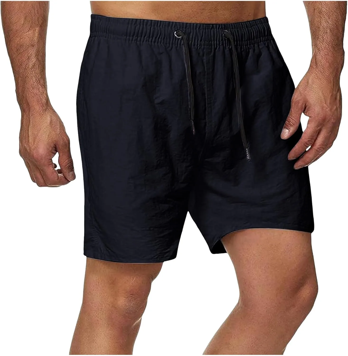 2024 Men's Camo Shorts, Camo Workout Shorts, Casual Shorts Cotton Drawstring Summer Beach Stretch Shorts with Pockets