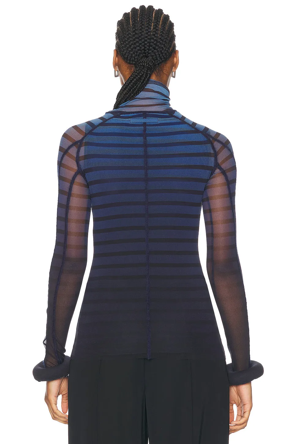 3d Cuff Long Sleeve Top