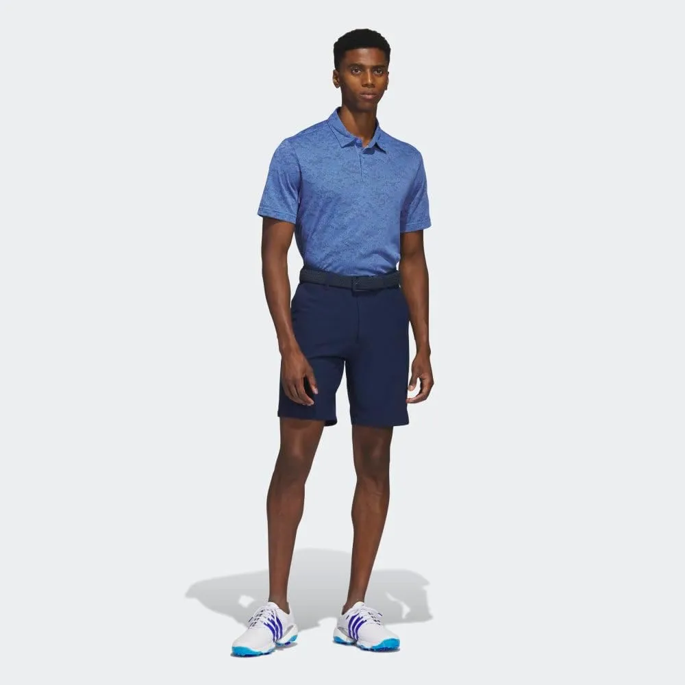 adidas Men's Textured Jacquard Golf Polo Shirt
