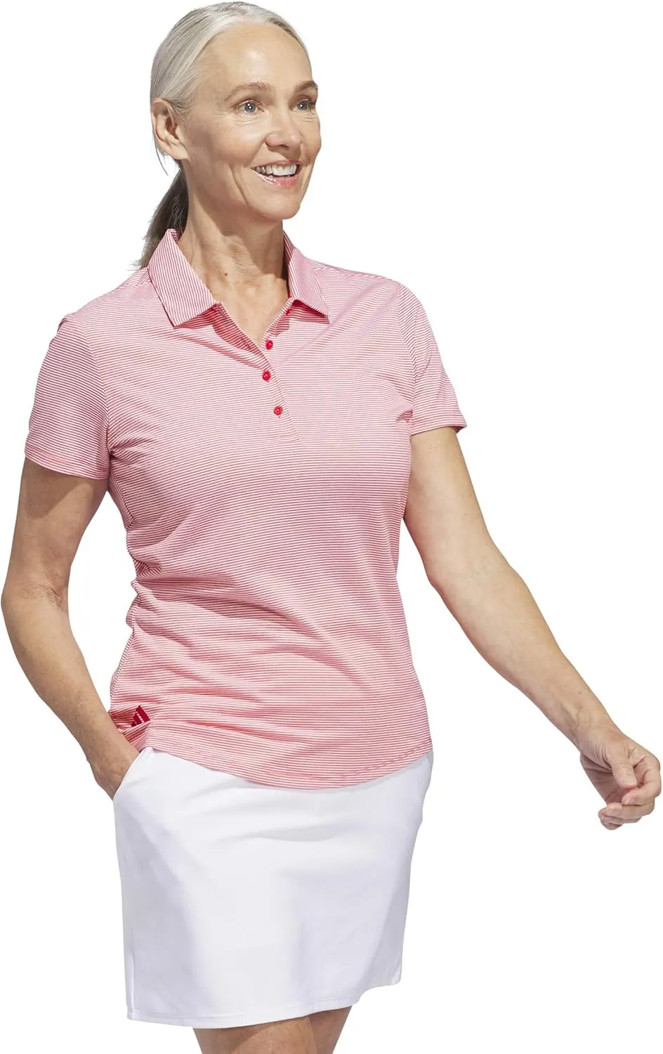 adidas Women's Ottoman Short Sleeve Polo Shirt