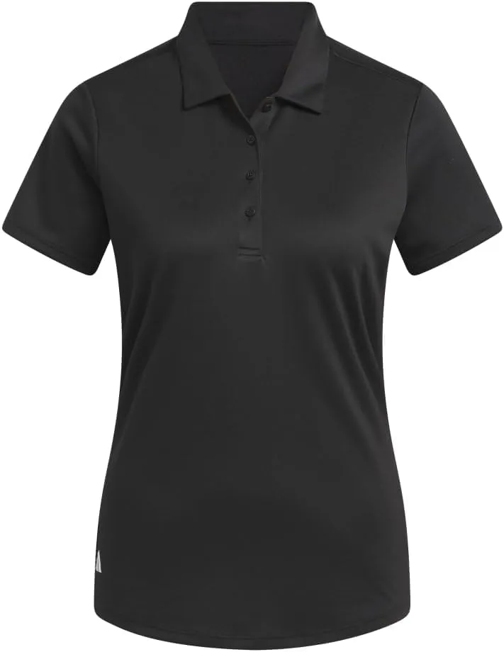 adidas Women's Solid Performance Short Sleeve Polo Shirt