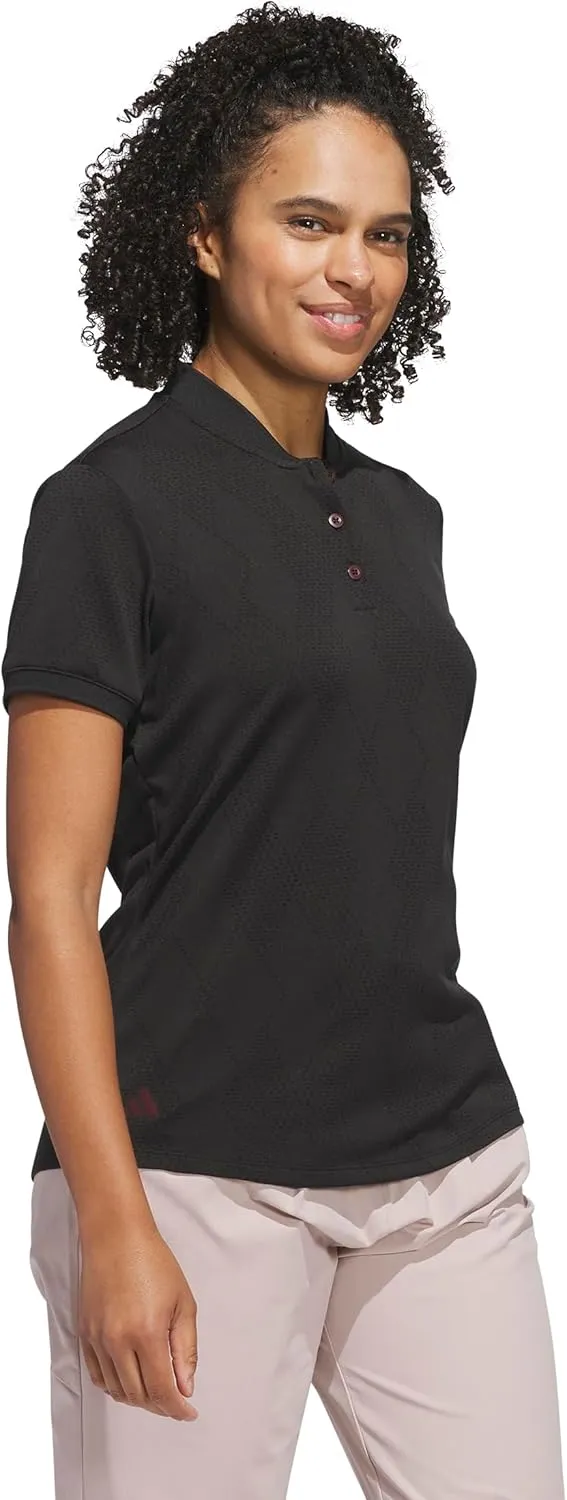 adidas Women's Ultimate365 Diamond Jacquard Polo Shirt