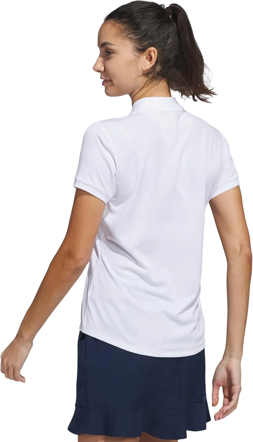 adidas Women's Ultimate365 Diamond Jacquard Polo Shirt