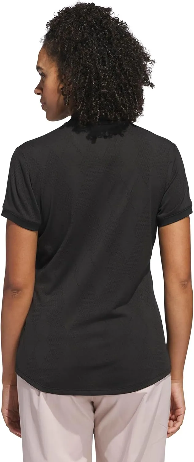 adidas Women's Ultimate365 Diamond Jacquard Polo Shirt