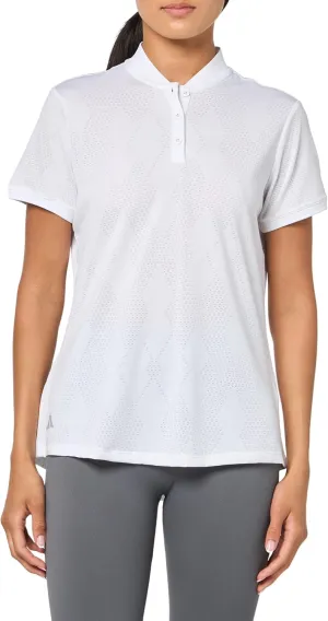 adidas Women's Ultimate365 Diamond Jacquard Polo Shirt