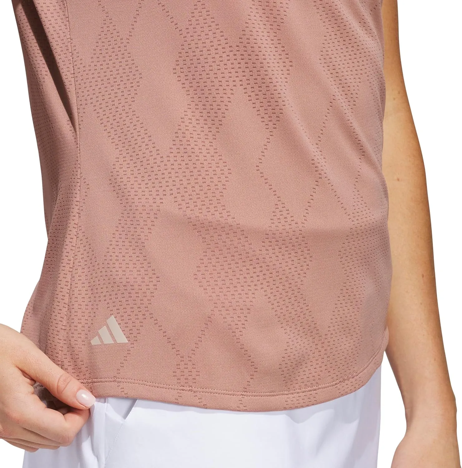 adidas Women's Ultimate365 Diamond Jacquard Polo Shirt