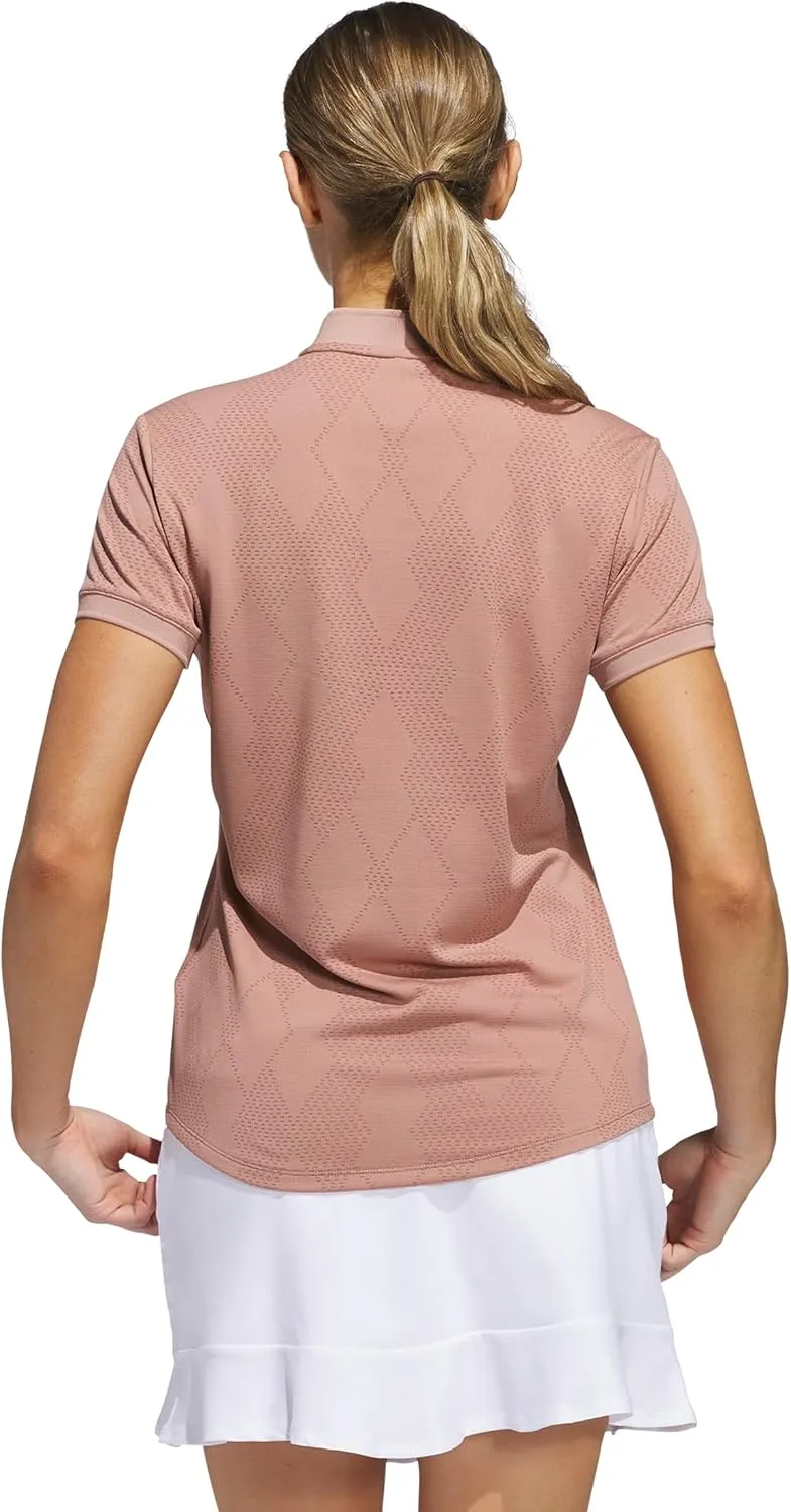 adidas Women's Ultimate365 Diamond Jacquard Polo Shirt