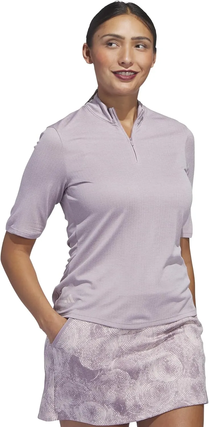 adidas Women's Ultimate365 Heat.rdy Short Sleeve Polo Shirt