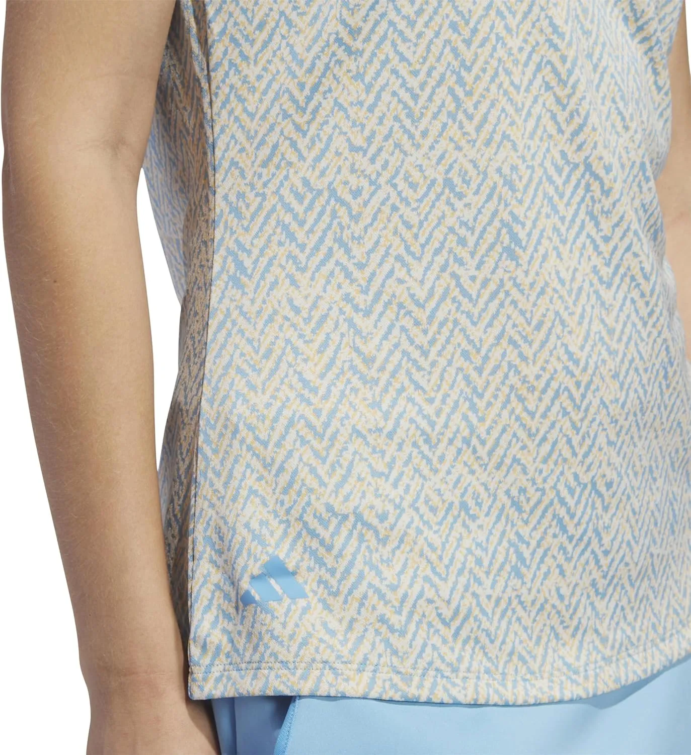 adidas Women's Ultimate365 Jacquard Sleeveless Polo Shirt