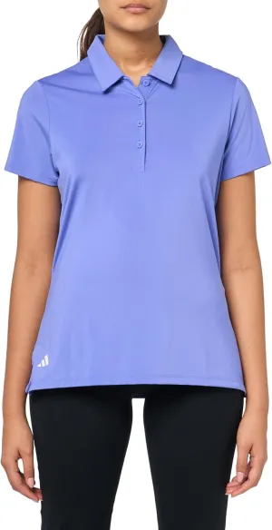 adidas Women's Ultimate365 Solid Short Sleeve Polo Shirt