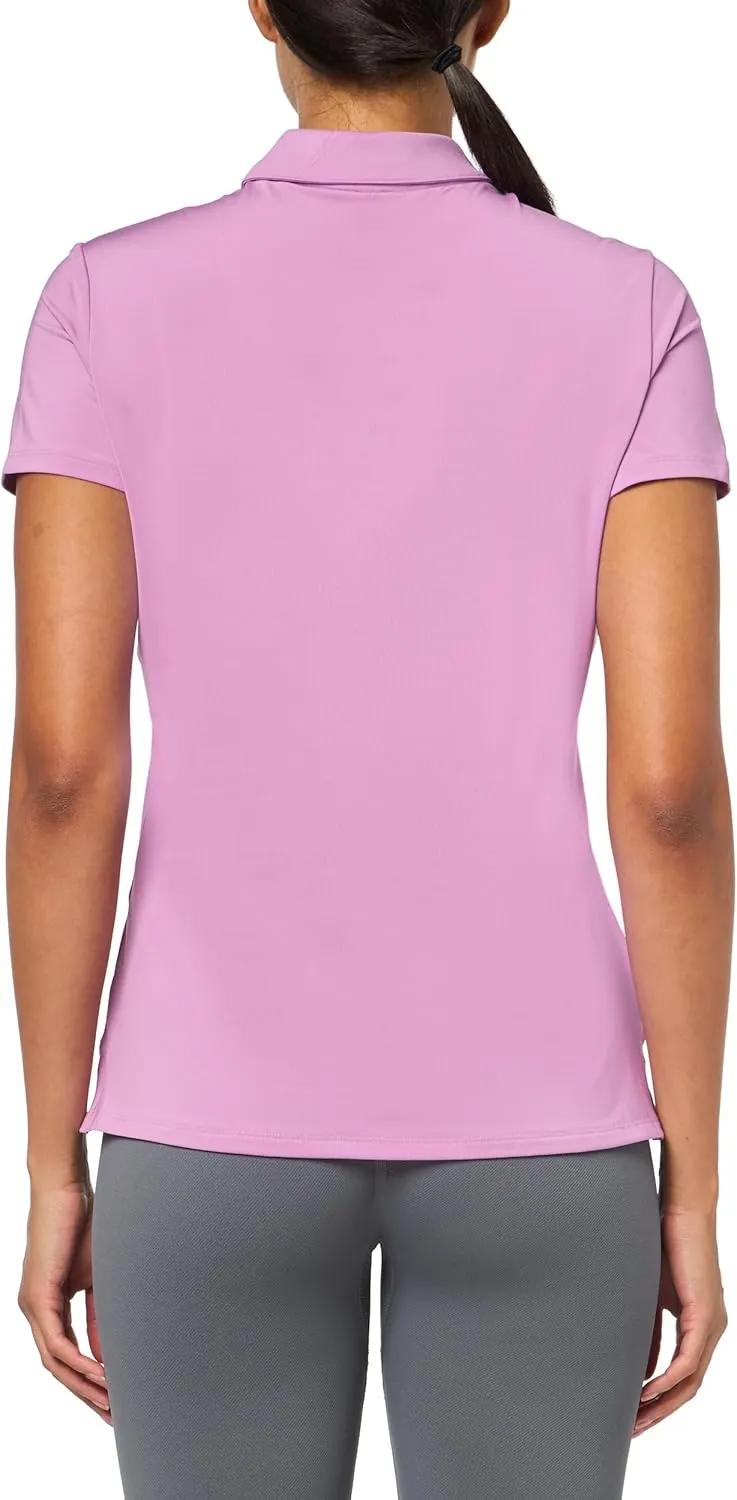 adidas Women's Ultimate365 Solid Short Sleeve Polo Shirt