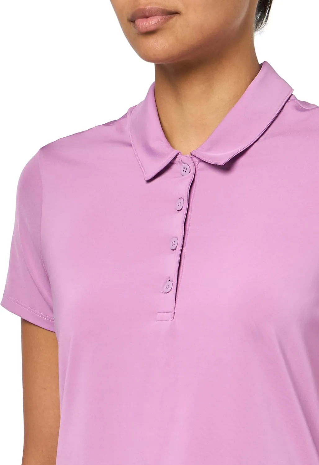 adidas Women's Ultimate365 Solid Short Sleeve Polo Shirt