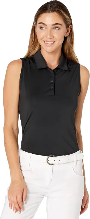 adidas Women's Ultimate365 Solid Sleeveless Golf Polo Shirt