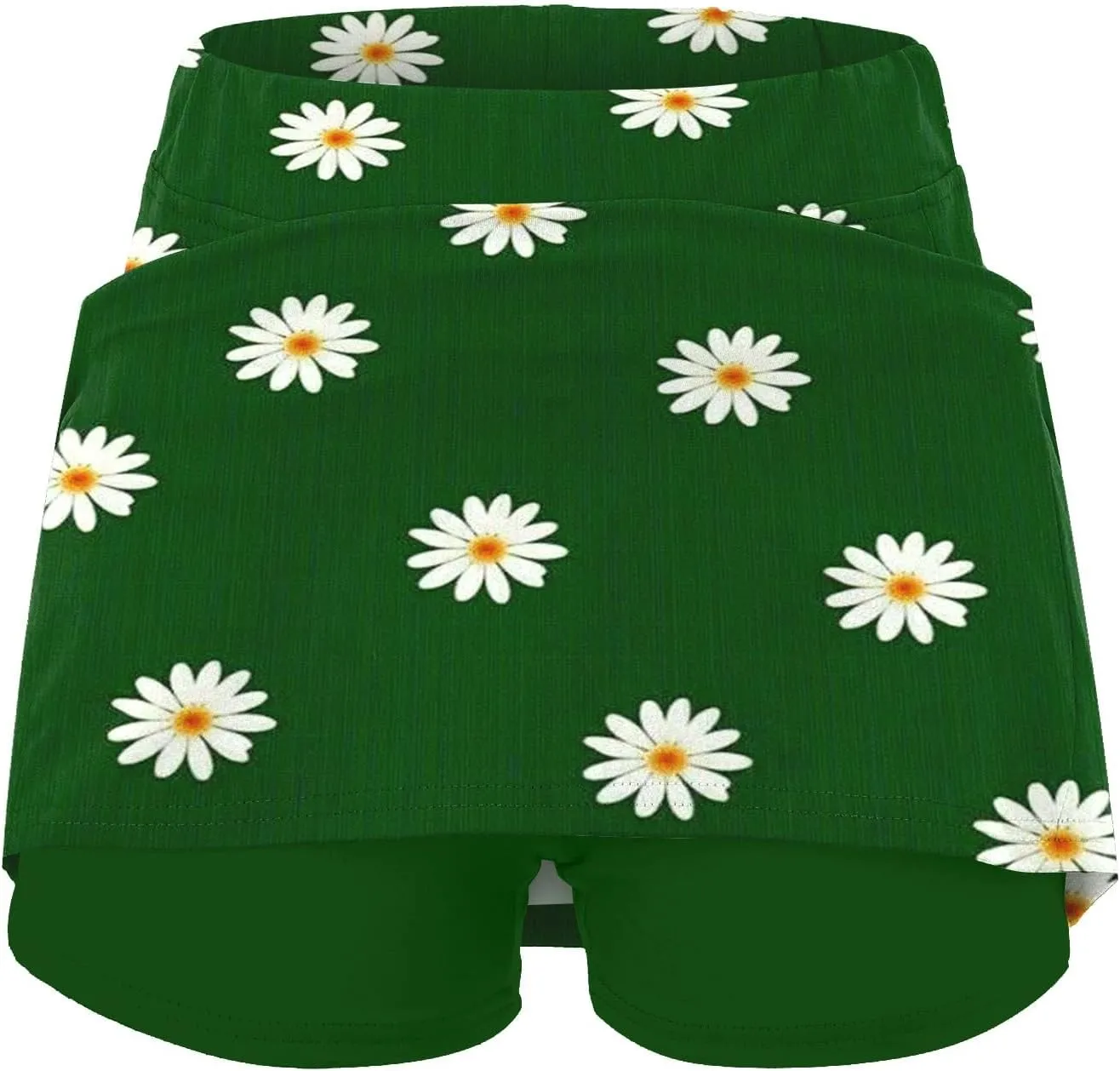 aihihe Golf Skirts for Women Tummy Control Pleated Padded Bike Shorts Women 5 inch Inseam Plus Size Pleated Skorts for Women