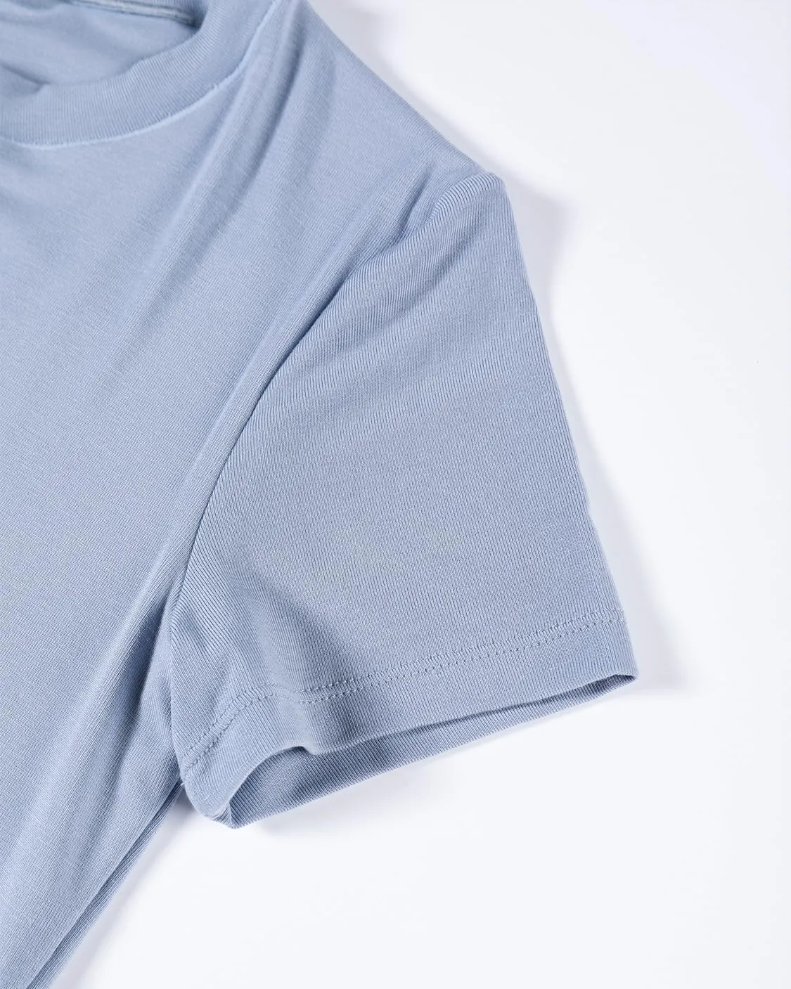 AUROLA Everyday Fitted T-Shirt for Women,Crew Neck Basic Short Sleeves T ShirtCrop Tops Modal Slim Fit Tee