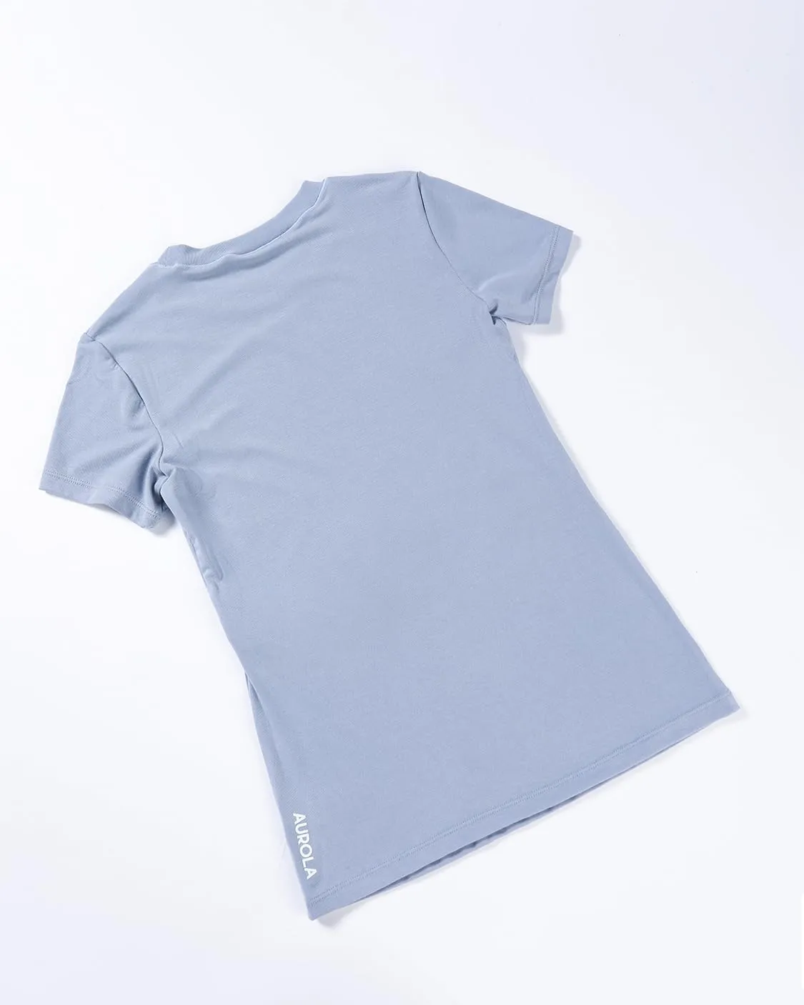 AUROLA Everyday Fitted T-Shirt for Women,Crew Neck Basic Short Sleeves T ShirtCrop Tops Modal Slim Fit Tee