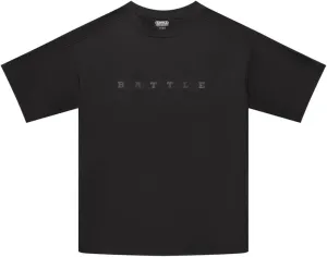 Battle Sports Athletic Training Oversized Fly T-Shirt, Quick-Dry Fabric, Split Hem, Four-Way Stretch