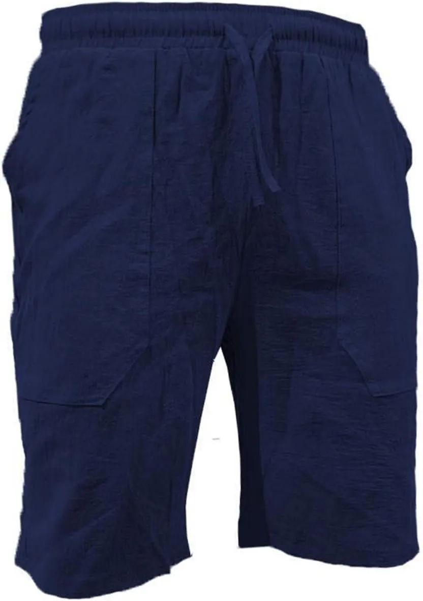 Black Shorts Men Cotton Men's Solid Summer Fashionable Men's pants Mens White Shorts Mens Stretch Cargo Mens Linen