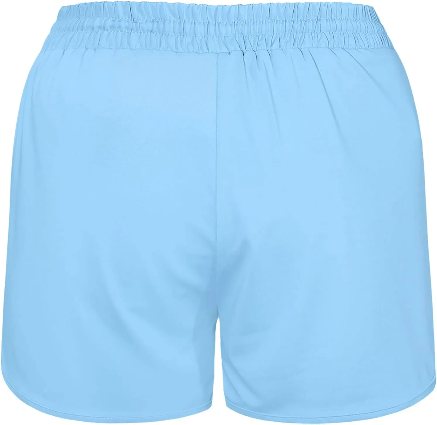 BLEVONH Women Yoga Running Shorts 2 in 1 Workout Athletic Shorts with Pockets S-3XL