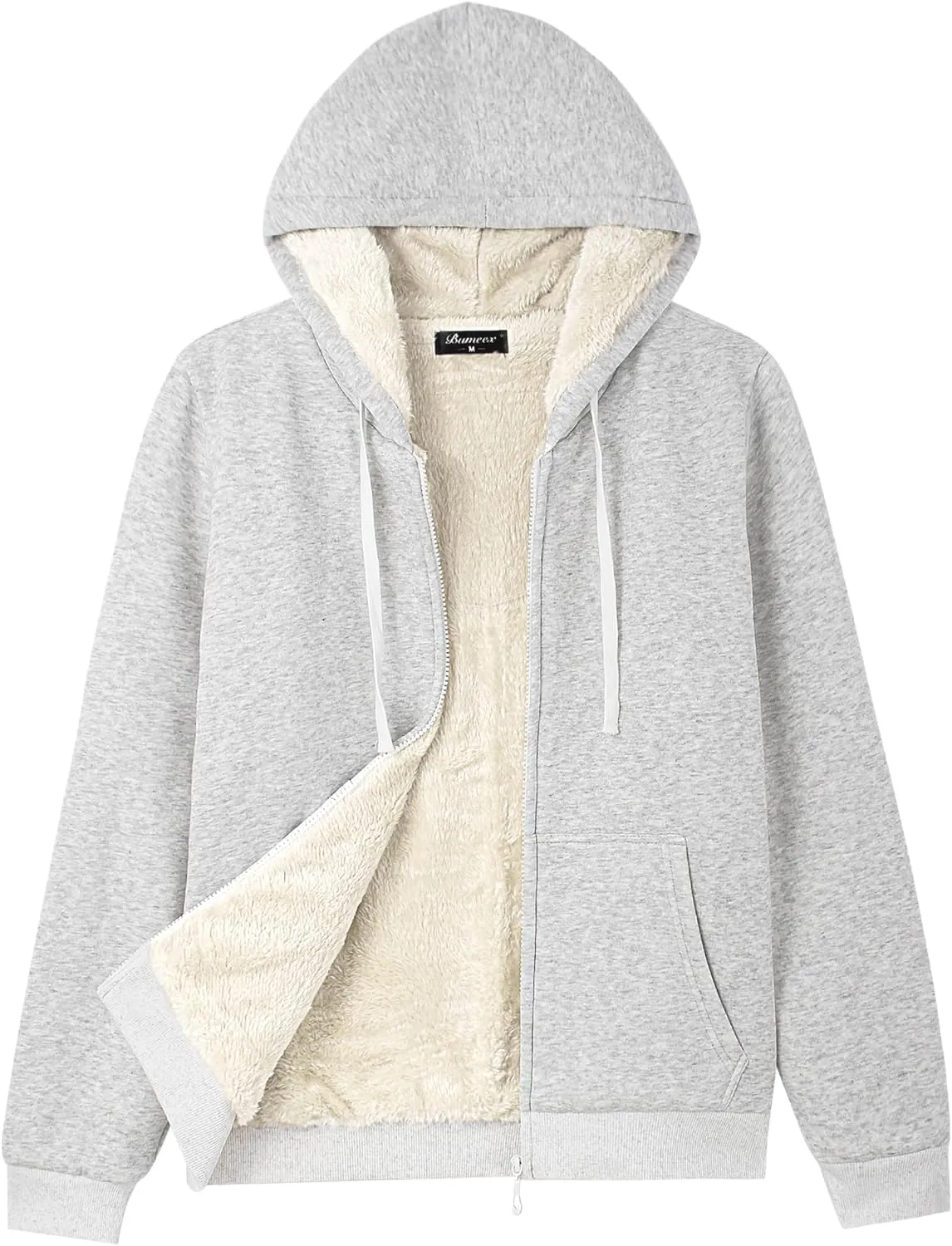Bumeex Women' Sweatshirt,Sherpa-Lined Hoodie