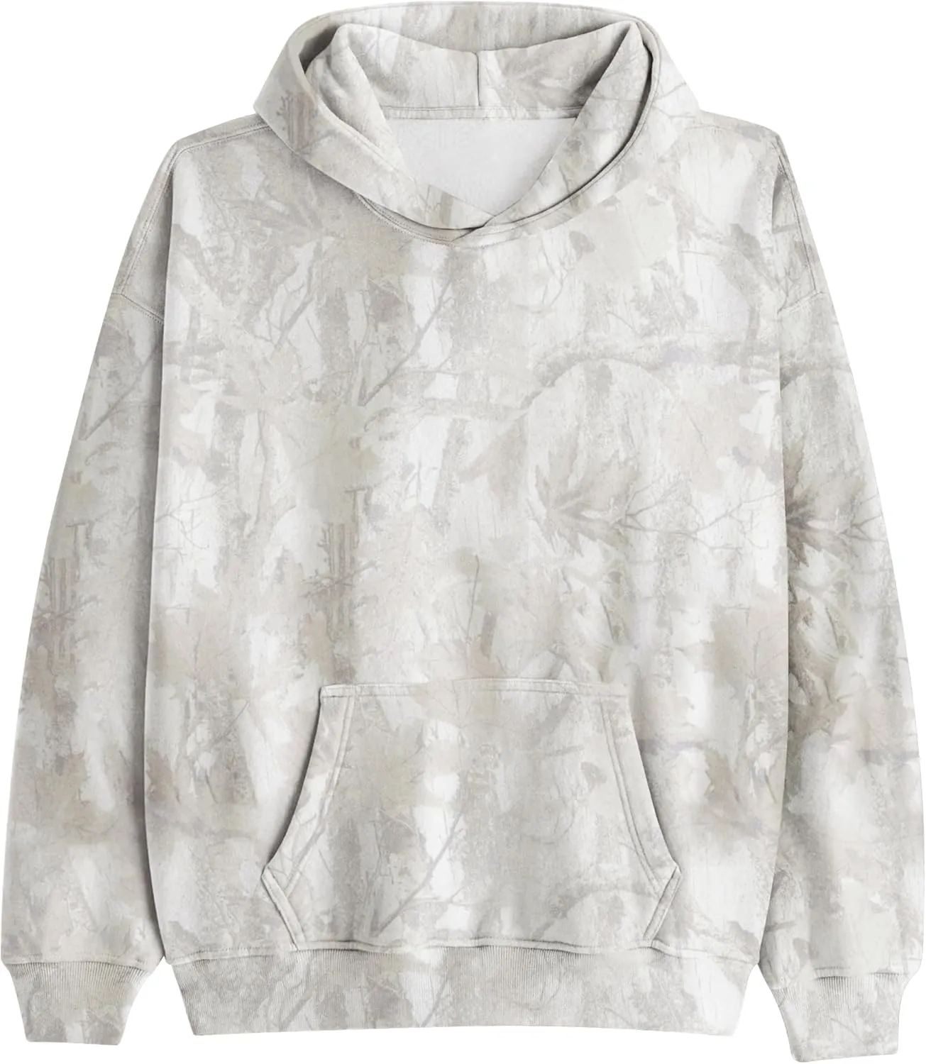 Camo Hoodie For Women Oversized Long Sleeve Drop Shoulder Fleece Hooded Sweatshirt Pullover With Pocket Outfits