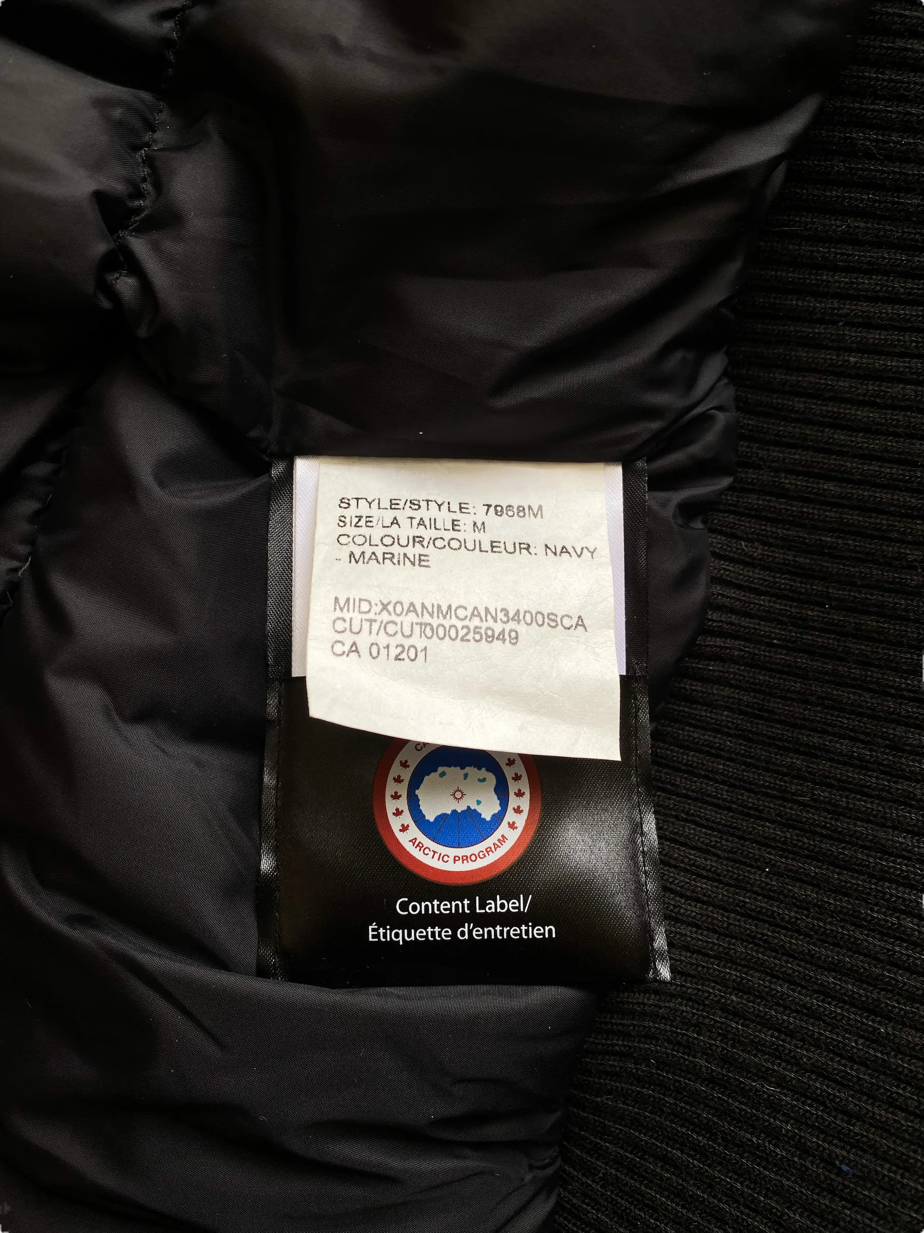 Canada Goose Navy Borden Men's Jacket