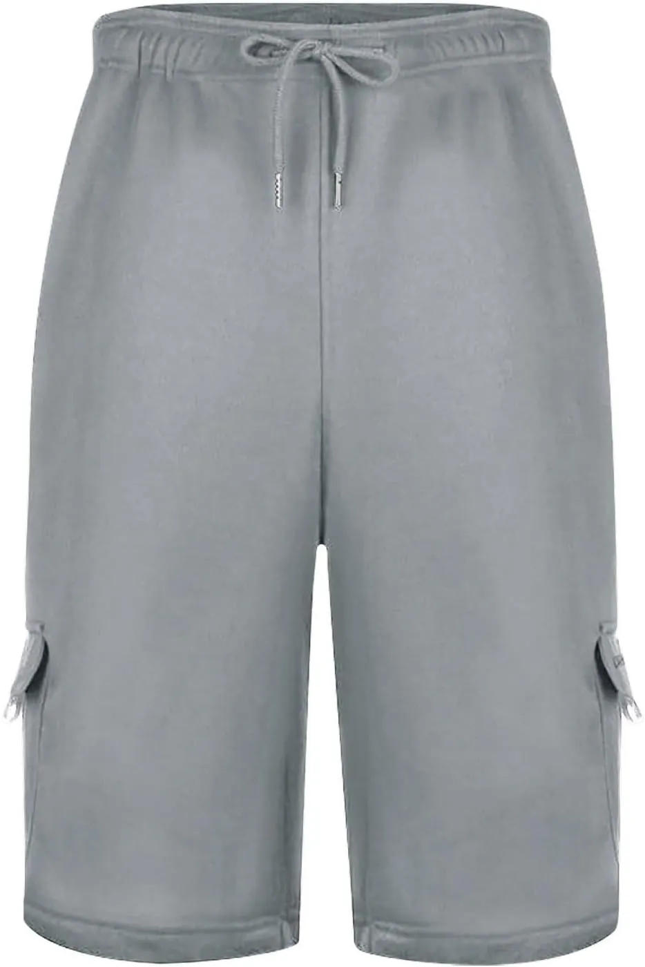 Cargo Shorts for Men Comfy Drawstring Elastic Waist Sports Sweat Shorts Lightweight Gym Workout Shorts Multi Pockets