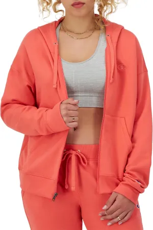 Champion Women's Full-zip Hoodie, Powerblend, Fleece Sweatshirt, Hoodie Sweatshirt for Women (Plus Size Available)