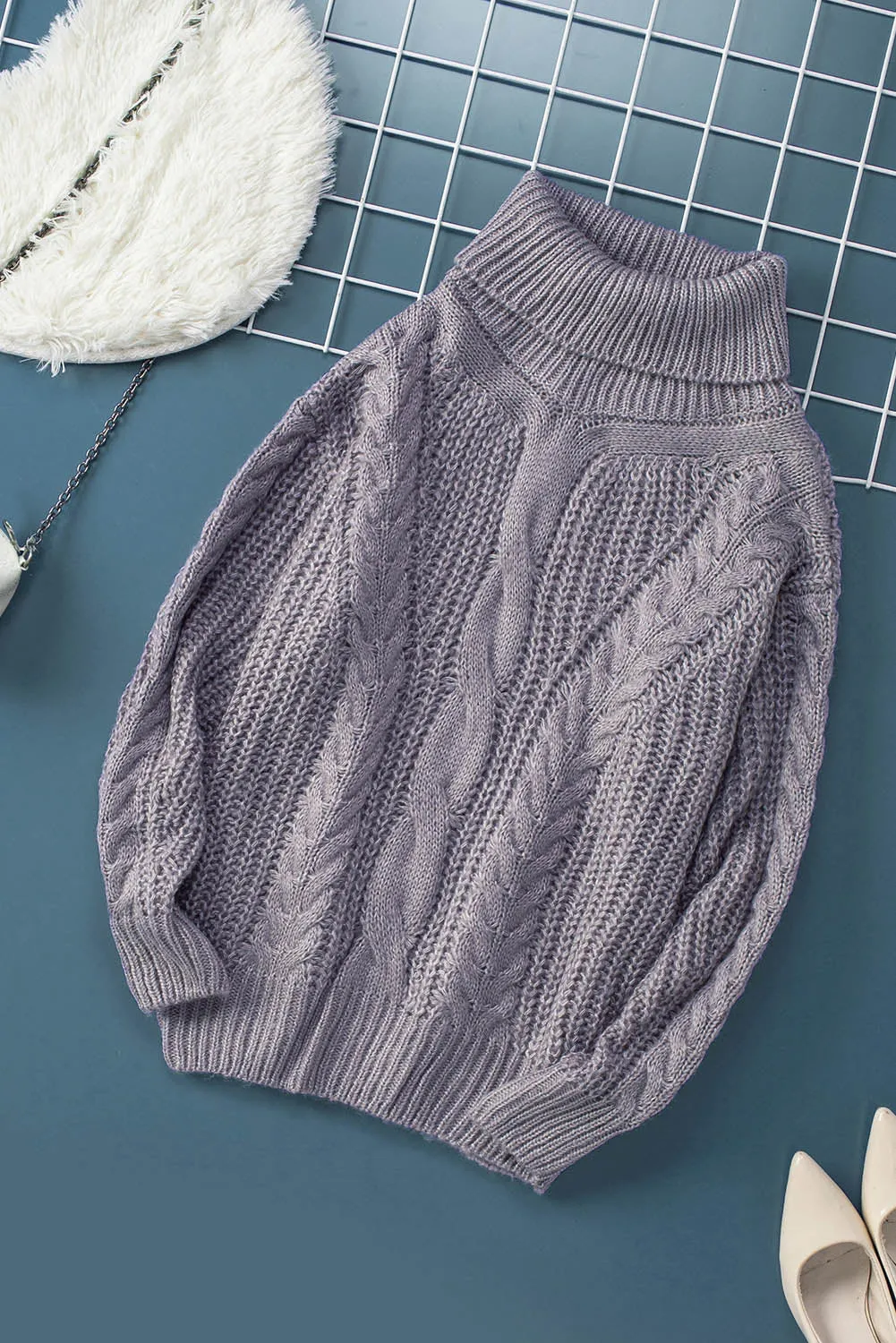 Chunky Turtleneck Sweater