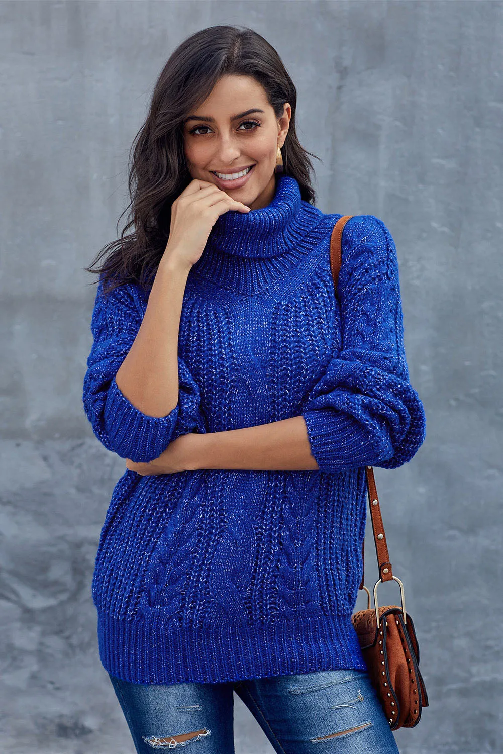 Chunky Turtleneck Sweater
