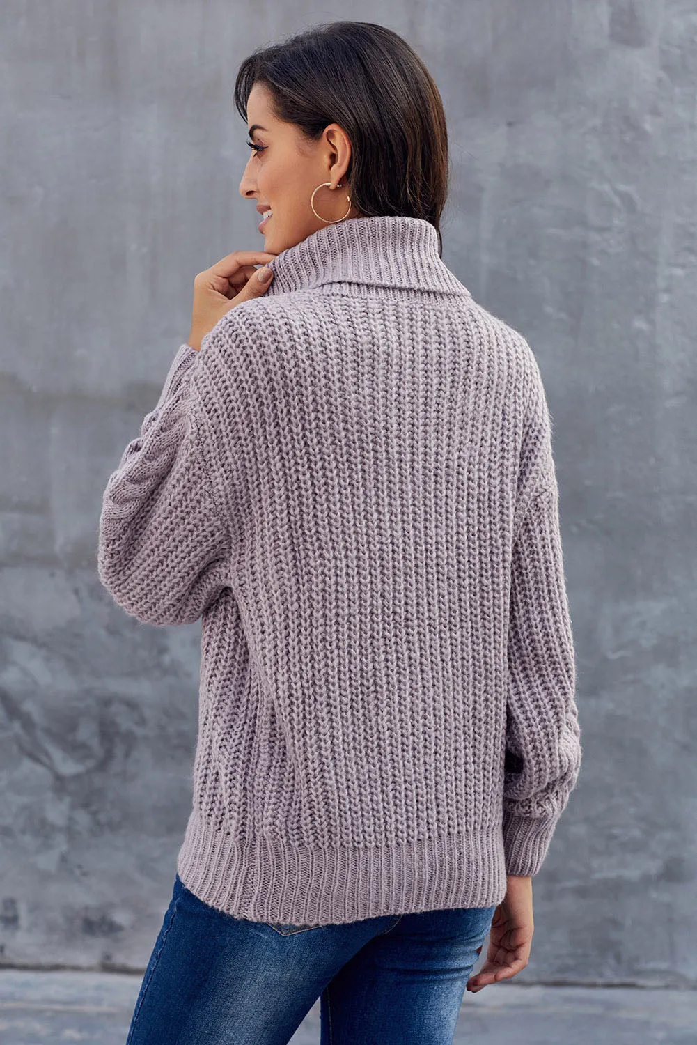 Chunky Turtleneck Sweater