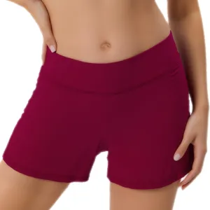 COCOPEAR Period High Waisted Swim Shorts Women with Liner Leakproof Women's Board Shorts for Teens, Girls, Women