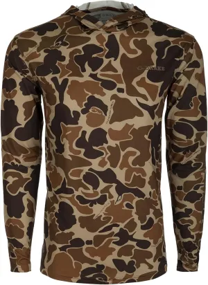 Drake Waterfowl Men's Performance Hoodie - Lightweight Breathable Sun Protection Quick-Dry Moisture-Wicking Active Sweatshirt