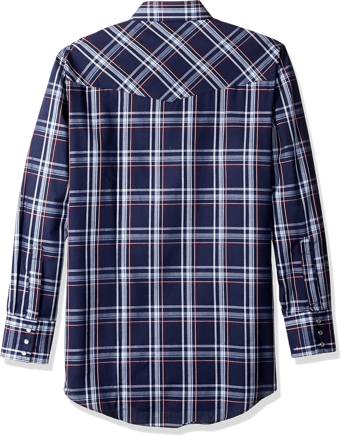 ELY CATTLEMAN Men's Long Sleeve Plaid Western Shirt