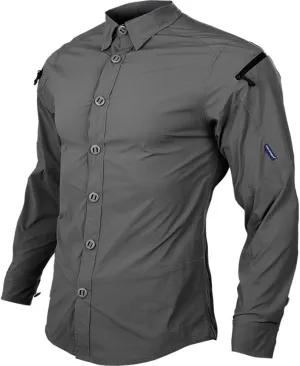 emersongear Blue Label Zip Triple Tech Tac-Shirt,Quick Dry Wrinkle Free Travel Shirts Outdoor Long Sleeve Button Down Shirt