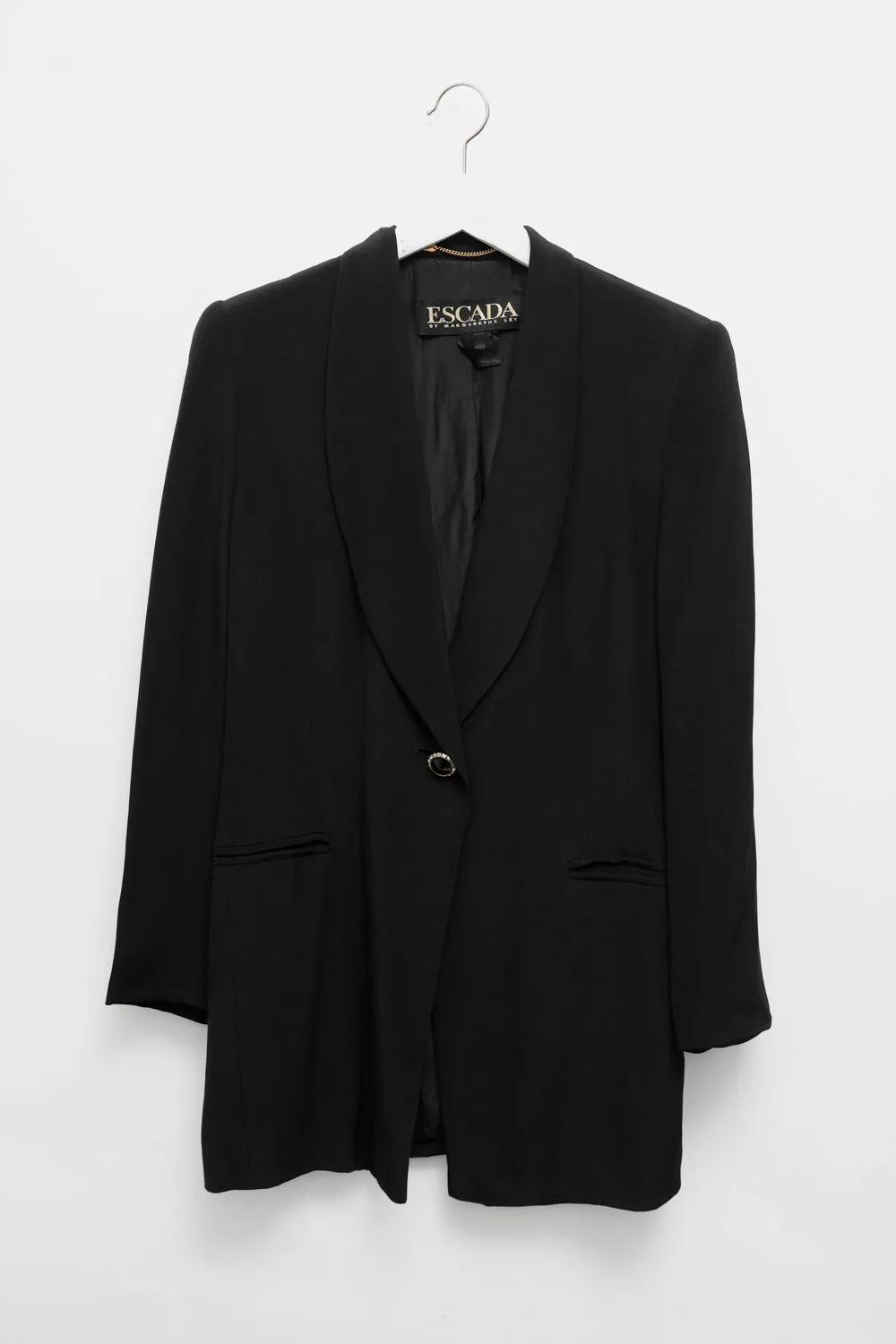 ESCADA PURE SILK BLACK BLAZER