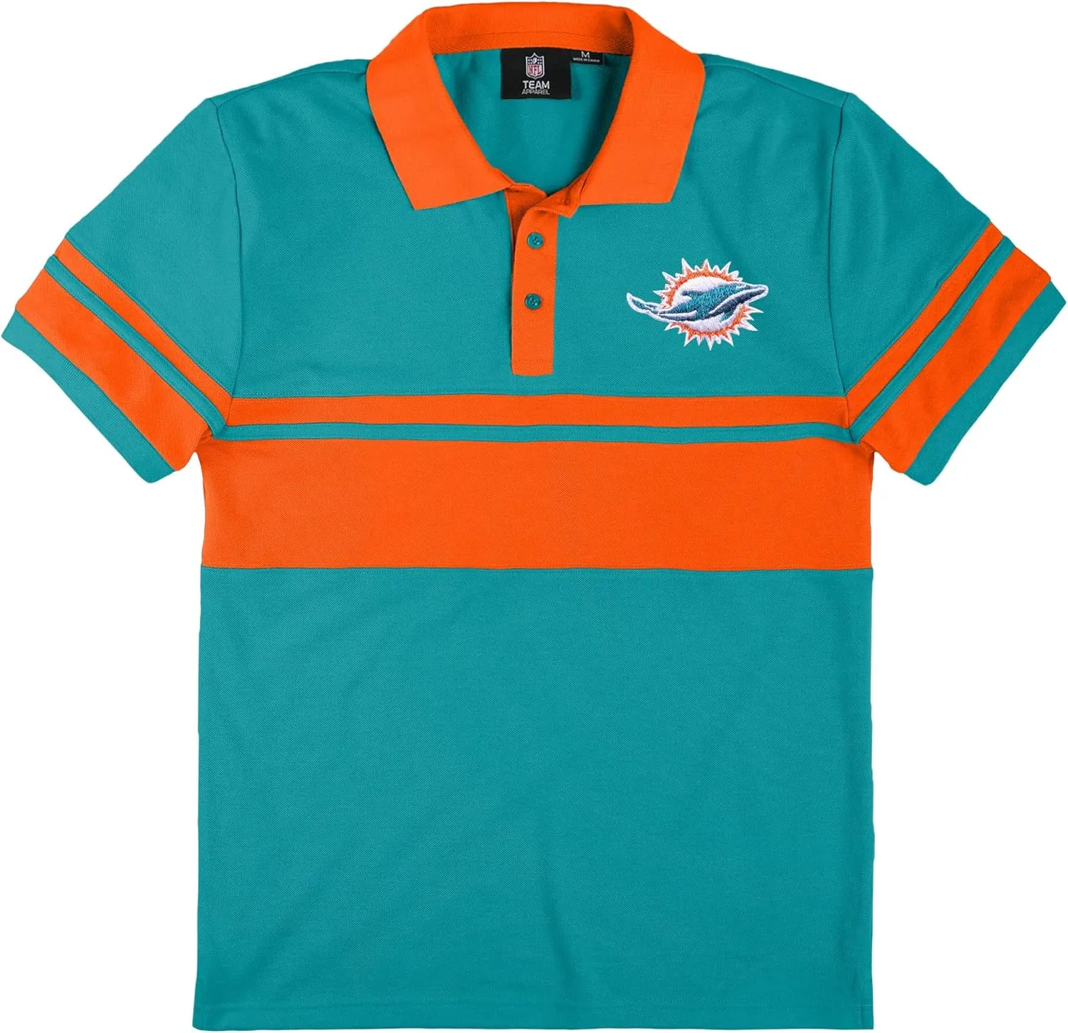 FOCO NFL Team Logo Polo Short Sleeve Shirt