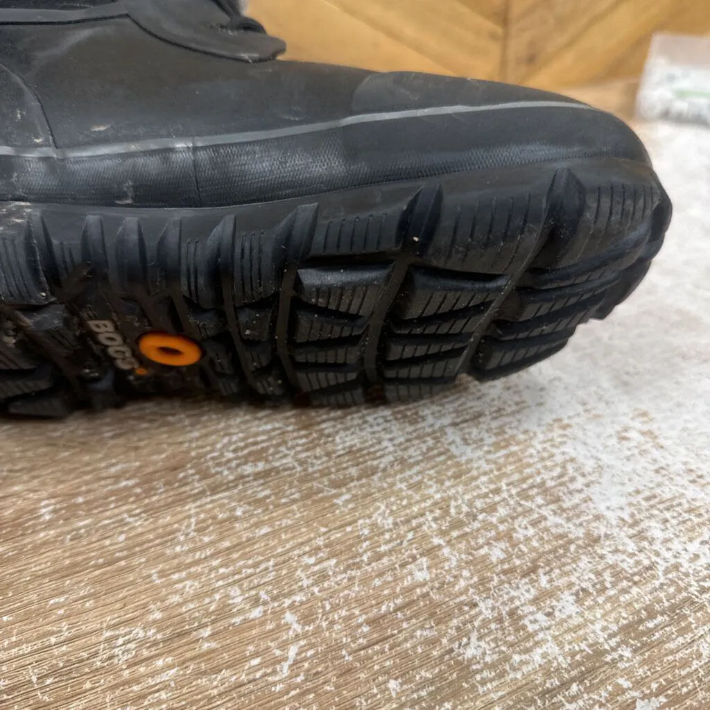 Fuzzy Lined Winter Boots: Black-children-4Y
