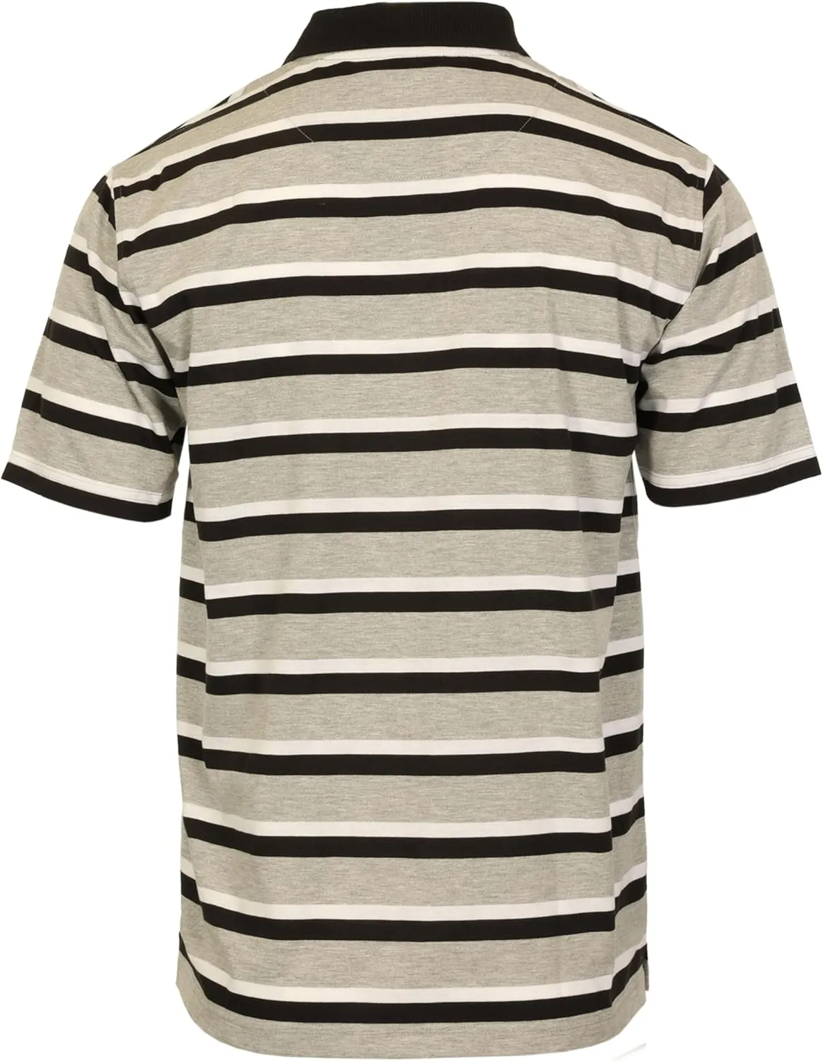 Gioberti Mens Multiple Stripe Polo Shirt with Pocket