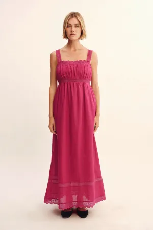 GRACE SHIFT DRESS - DRAGON FRUIT