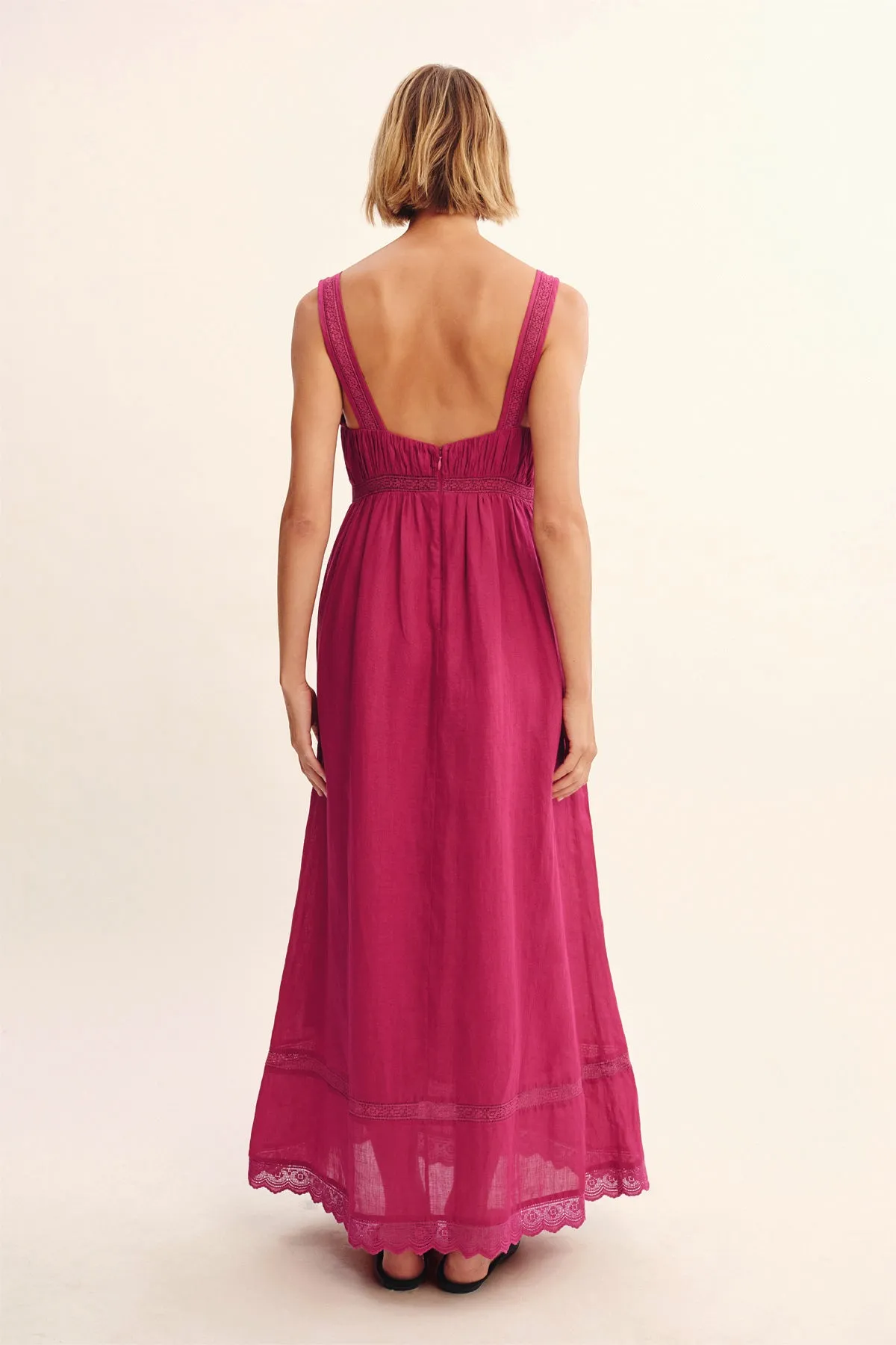 GRACE SHIFT DRESS - DRAGON FRUIT