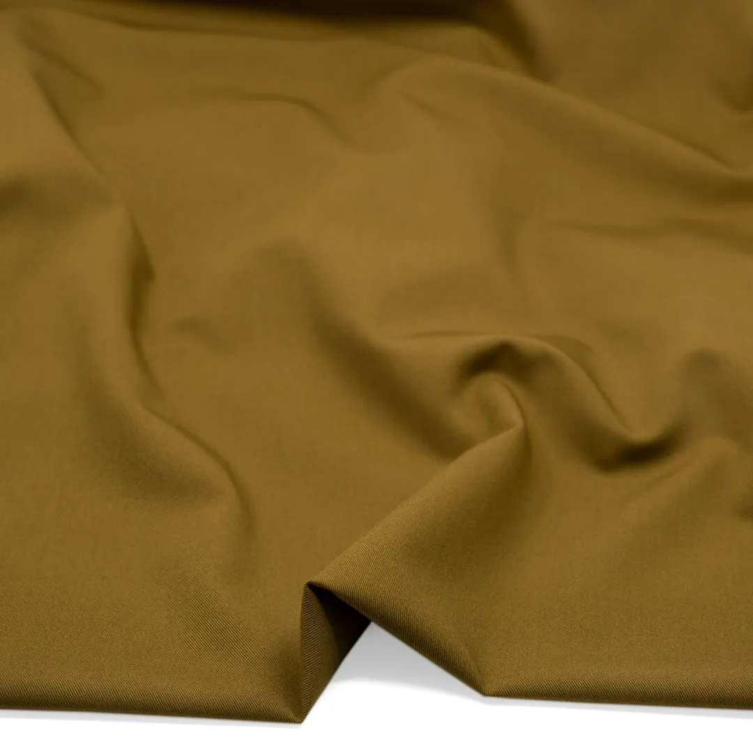 Highrise Poly Viscose Twill Suiting - Antique Bronze