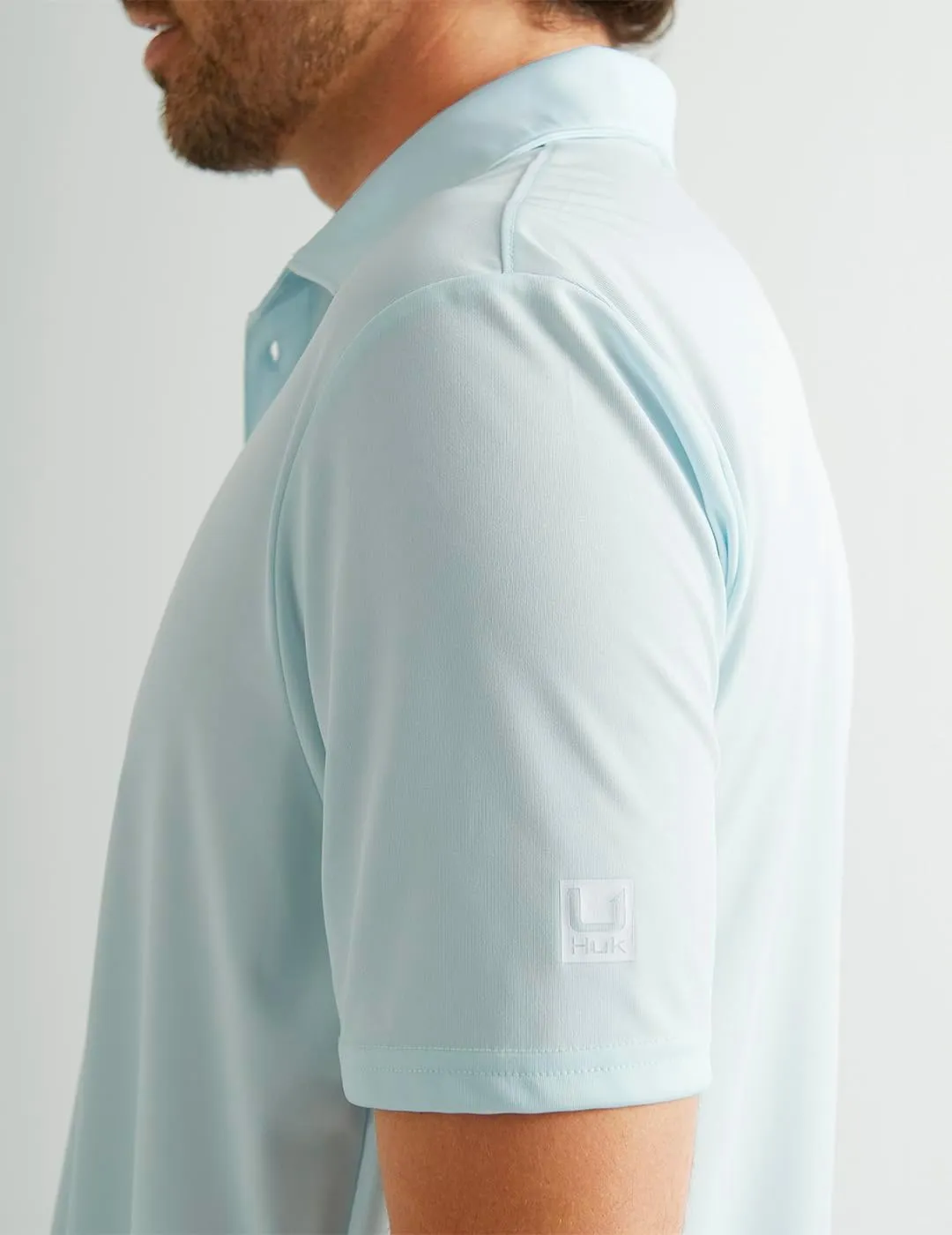 HUK Men's Pursuit, Performance Short Sleeve Polo Shirt