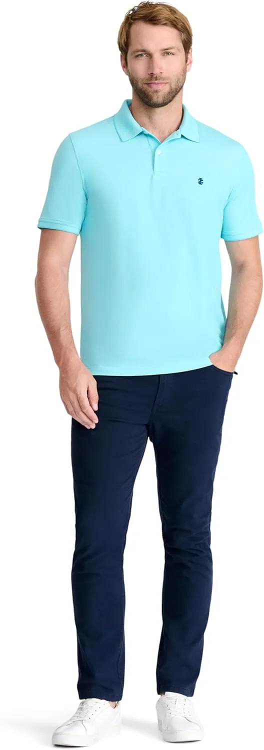 IZOD Men's Advantage Performance Short Sleeve Polo Shirt