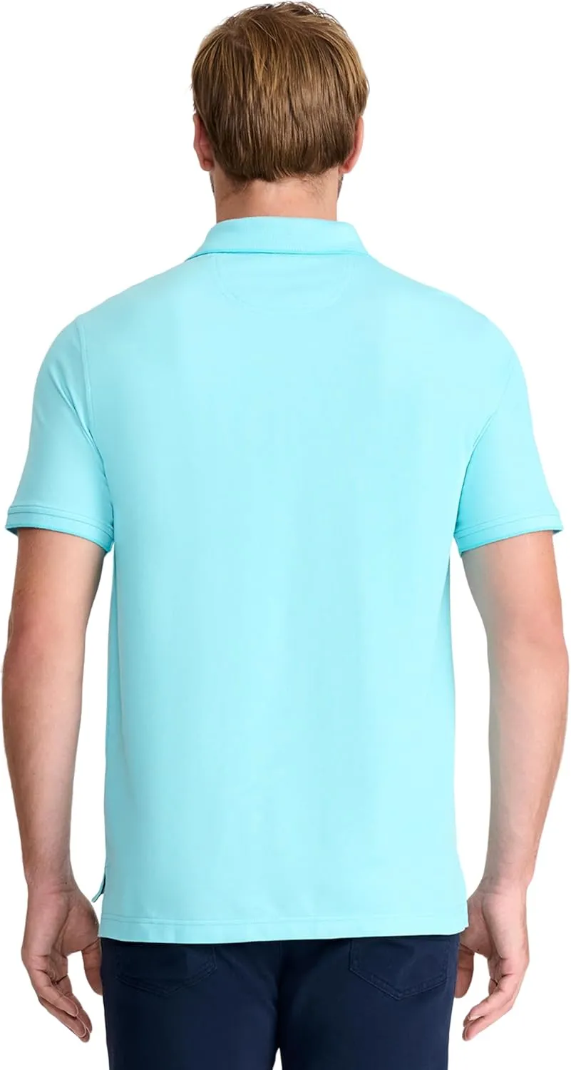 IZOD Men's Advantage Performance Short Sleeve Polo Shirt