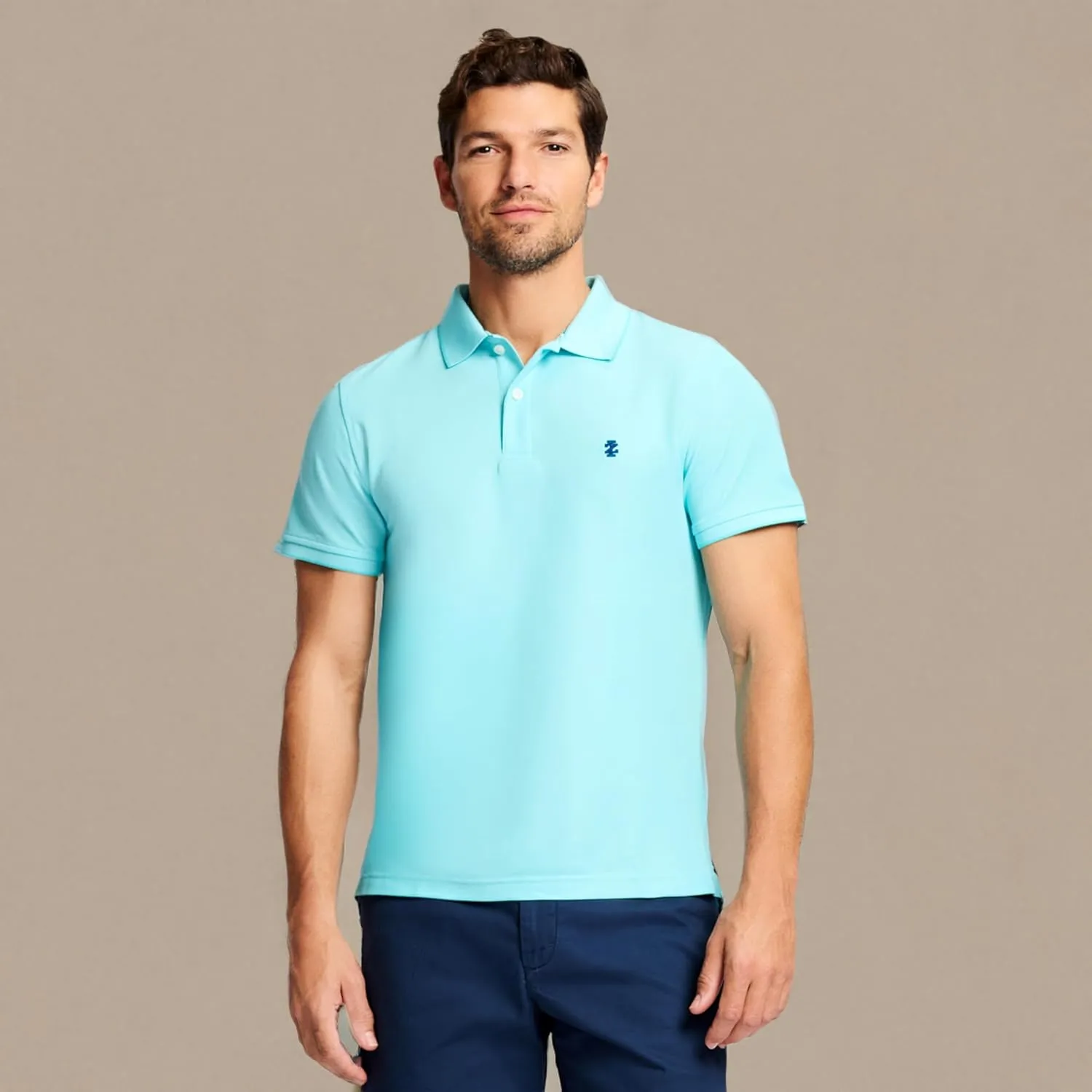 IZOD Men's Advantage Performance Short Sleeve Polo Shirt