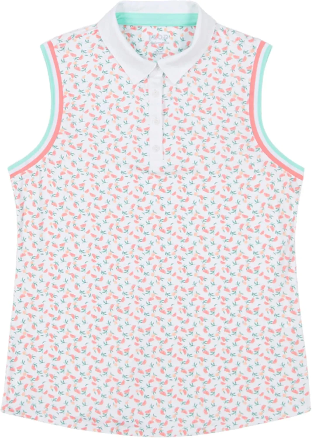 IZOD Women's Shirt Performance Stretch Golf Collared Sleeveless