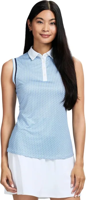 IZOD Women's Shirt Performance Stretch Golf Collared Sleeveless
