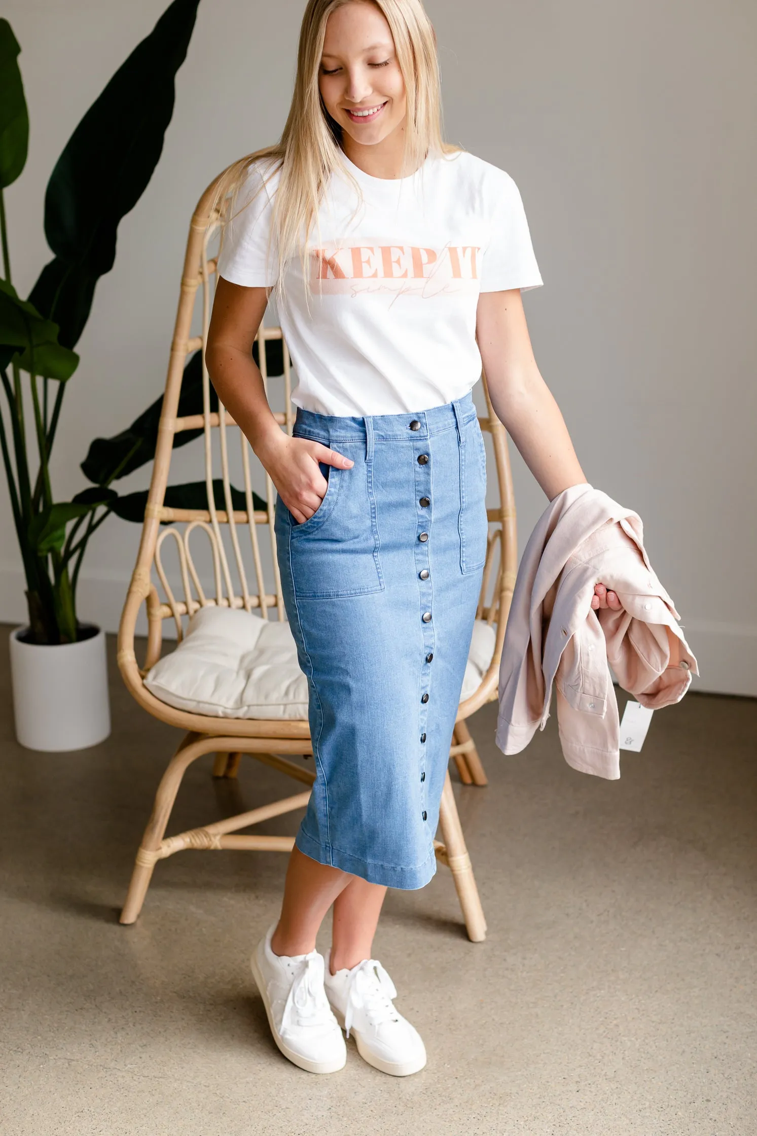 Keep It Simple Graphic Tee - FINAL SALE